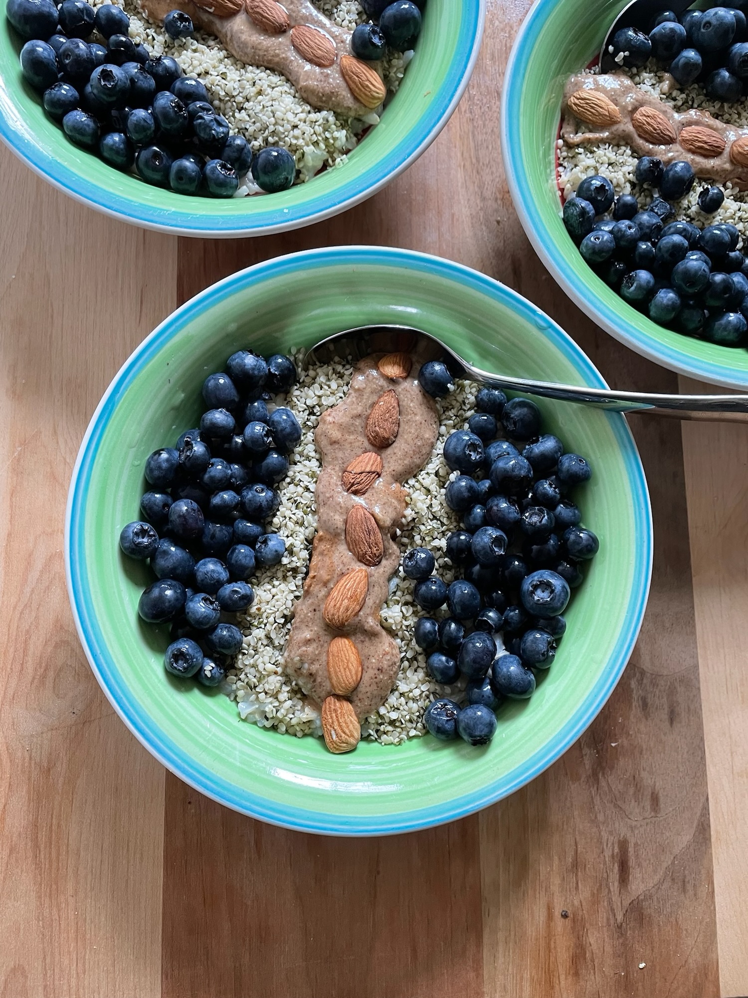 whole grain porridge bowls
